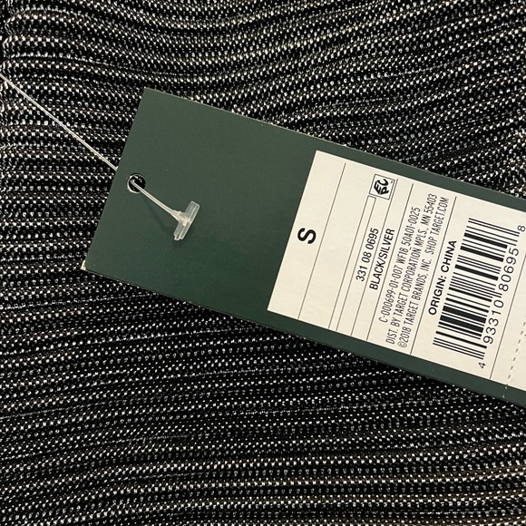 Wild Fable - NWT - Strapless Dress in Silver/Black - Size S - Picture 3 of 4